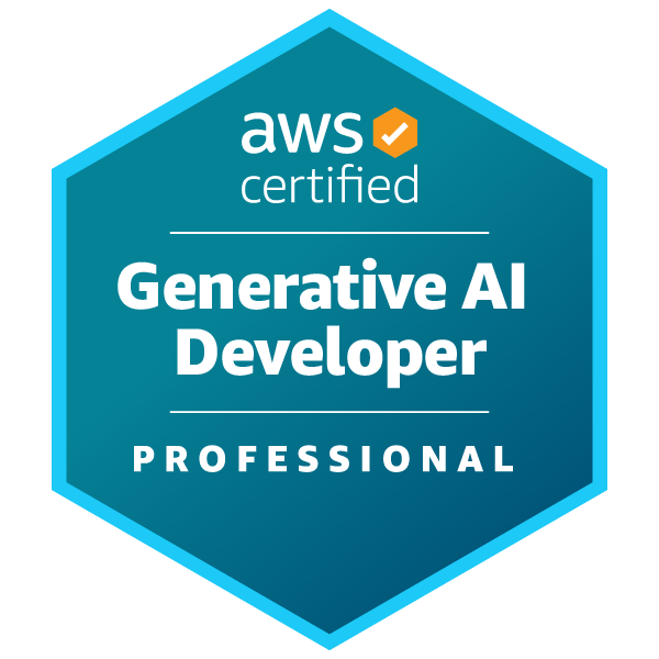 AWS Generative AI Professional badge