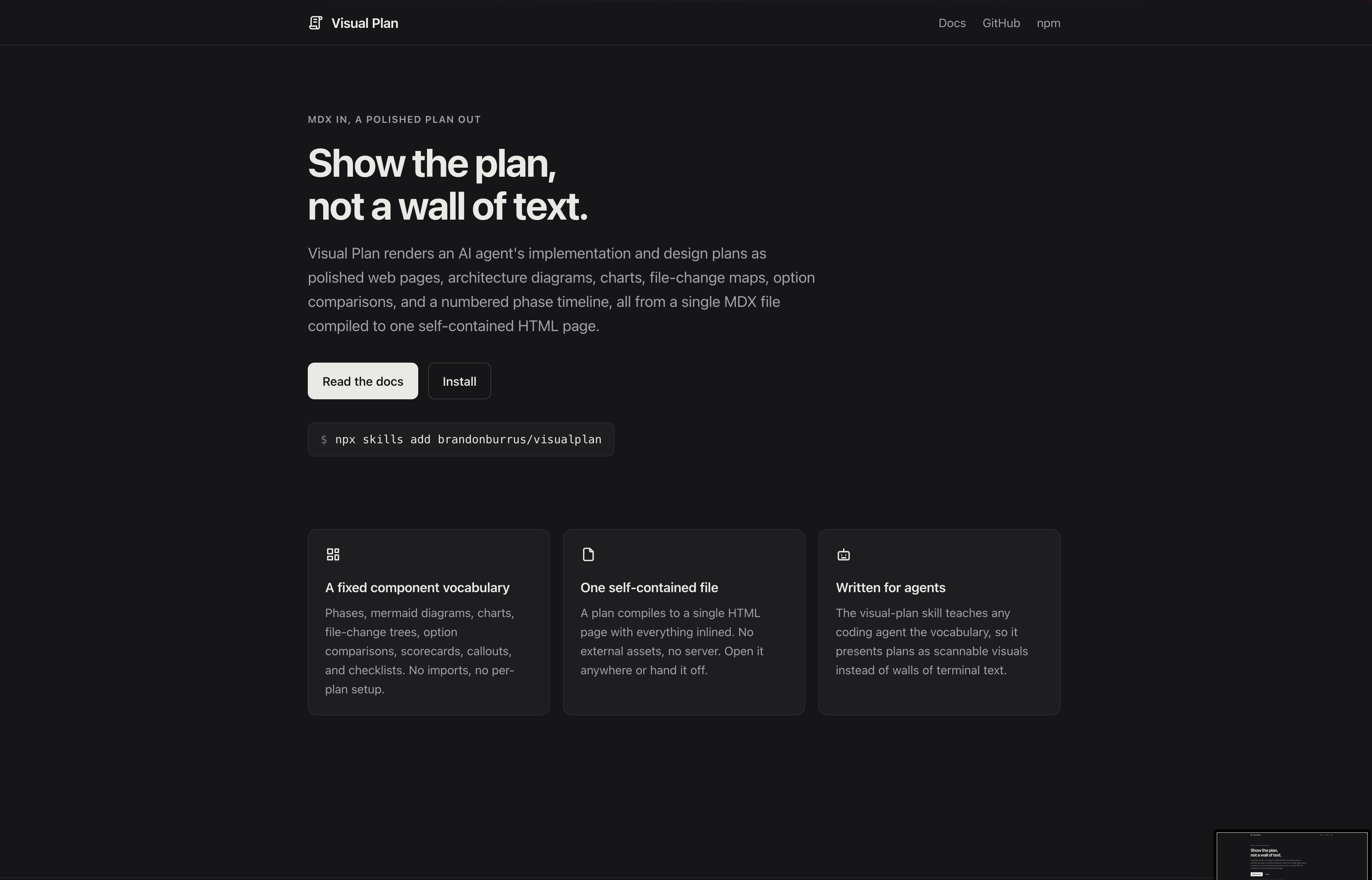 Visual Plan thumbnail